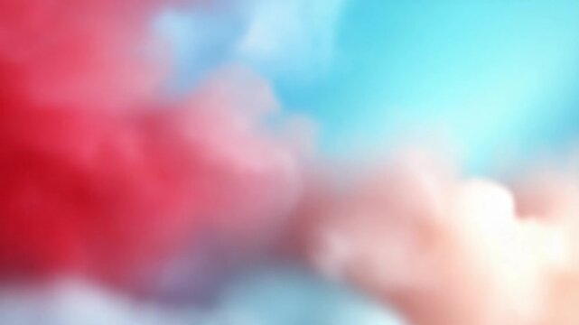 Sky Symphony of Colors: A mesmerizing dance of vibrant hues, with soft pinks, vivid reds, and tranquil blues, creating a breathtaking canvas of abstract beauty in the sky.