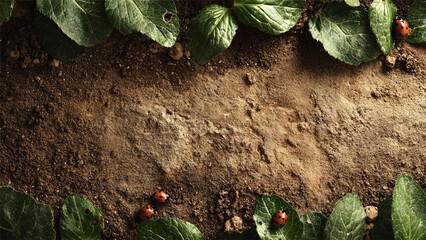 Mysterious Jungle Ground Frame with Central Dirt Space