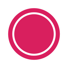 Pink Circle Vector Illustration
