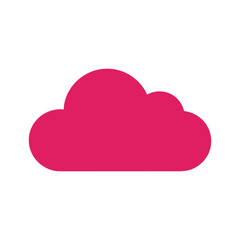 Pink Cloud Icon