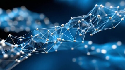 Interconnectedness: An abstract digital rendering showcasing the complex connections and intricate network of a futuristic concept, using digital data transfer visualization. - Powered by Adobe