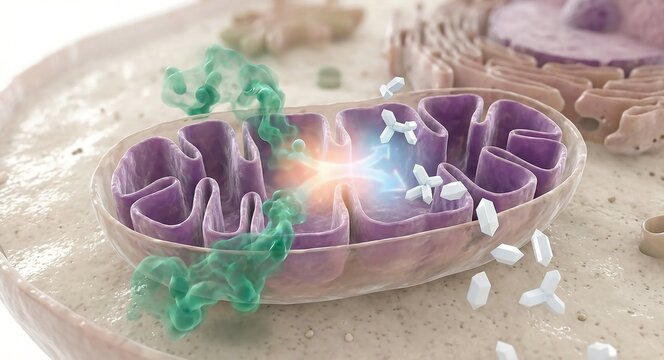 Mitochondrial Urea Cycle Detoxification: Ammonia Converting to Urea Crystals in Liver Hepatocyte