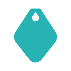 Teal Tag Icon