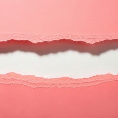 Torn Paper Edge with Pink Background.