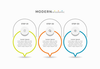 Presentation infographic business template design