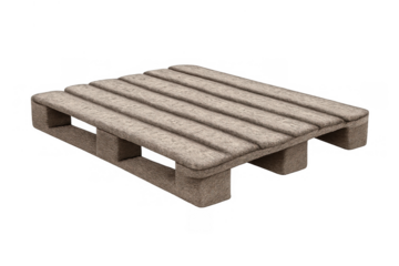 Wooden pallet aiding logistics, shipping, transportation, storage, and cargo handling in industrial contexts