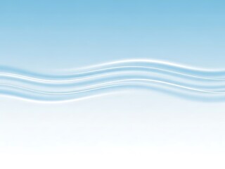 Fototapeta premium Sweeping waves of white mist gently rise against a serene blue sky