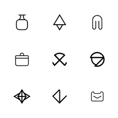 Essential Outline UI Icon Set for Web and Mobile Applications