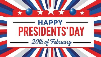 Happy presidents' day celebration on february 20th