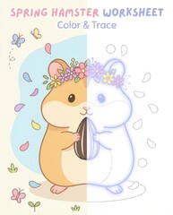 Christmas greeting card featuring a cute cartoon rabbit in a pink holiday design for children