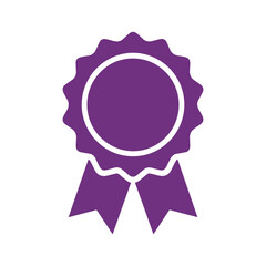 Purple Rosette Icon