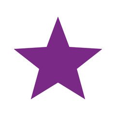 Fototapeta premium Purple Star Icon