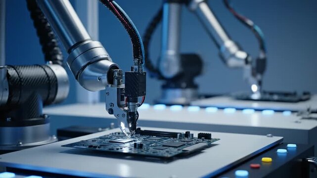 AI Robotics: Precision Electronics Manufacturing & Circuit Board Assembly