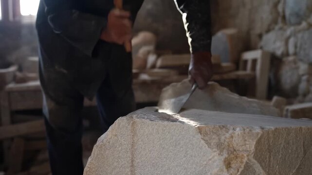 Masterful Stone Carving: The Ancient Art of Shaping Stone by Hand