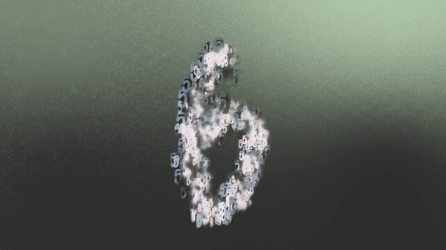 countdown with fraction effect with transition overlay background

