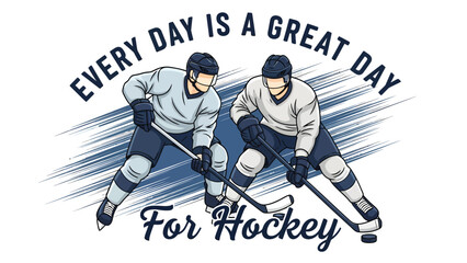 Fototapeta premium Ice Hockey Players In Action On Ice.