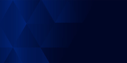 Obraz premium Vector abstract graphic design Banner blue technology background.