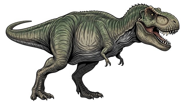 T-Rex Dinosaur Vector, Professional High-Resolution Illustration