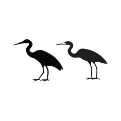 Fototapeta premium Abstract Bird Silhouette Logo Design.