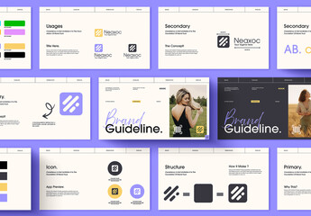 Corporate Brand Guideline Presentation template