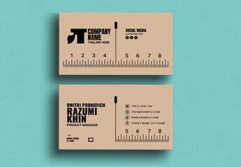 Creative Business Card Template Layout