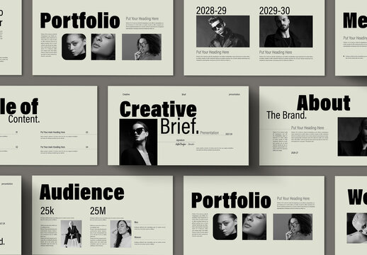 Creative Brief Presentation Design