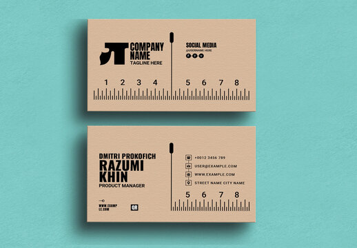 Creative Business Card Template Layout