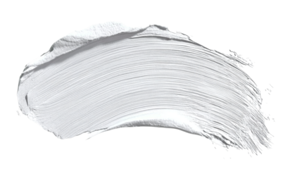 white paint brush stroke isolated on a white background, soft color blending, high-resolution photography, professional photograph, high definition, sharp focus, depth of field, macro lens, f/2.8, sha