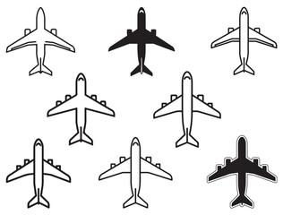 SIMPLE AIRPLANE SILHOUETTE