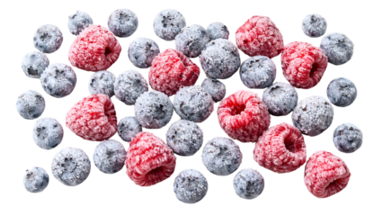 blueberries and raspberries Frozen Blueberries and Raspberries