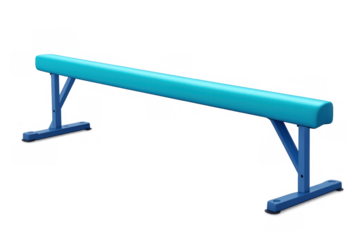 Gymnastics balance beam for athletic training and fitness exercise, sports equipment for gymnasts practicing balance and agility