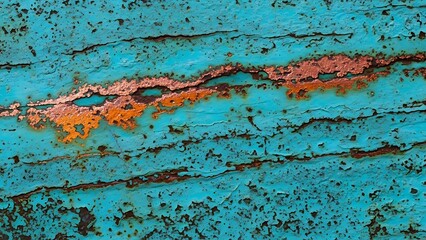 old paint on the wall