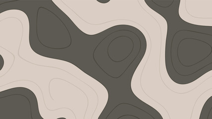 Abstract topographic map