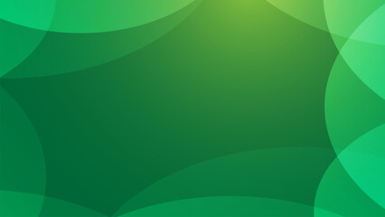 Abstract green background with smooth gradient transitions and layered curved shapes. Modern natural design ideal for eco themes, business presentations, websites, branding, and creative layouts.