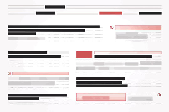 Data Redaction Placeholder Backgrounds for Secure Reports and Compliance Documents