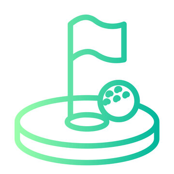 birdie gradient icon