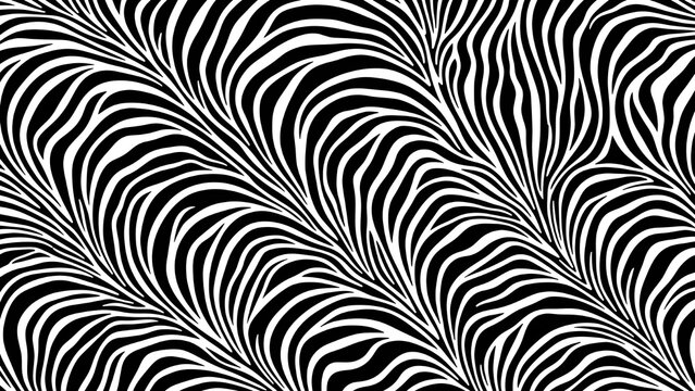Vector de fondo de patr&oacute;n de piel de cebra de moda.
 Pieles de animales, fondo vectorial para dise&ntilde;o de telas, papel de regalo, textiles y papel tapiz.