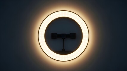 Illuminated Ring Light with Stand for Photography and Videography