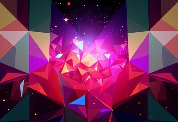 Abstract geometric shapes forming a vector field,  visualization,  movement