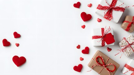 Love Hearts gift box Background