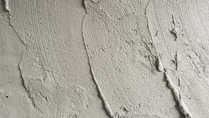 Cement Wet Plaster Rough Beton wall Background, Concrete floor grey raw texture building construction house site well free space design for text