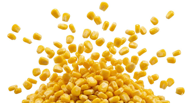 Flying Corn Kernels Explosion