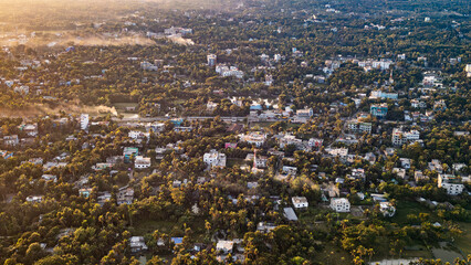 areal view of bagerhat