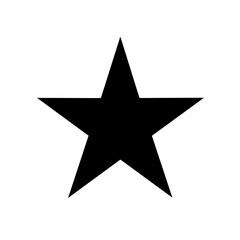 Fototapeta premium Sharp Star Emblem