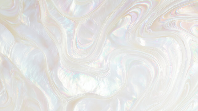 Mother of Pearl luxurious white swirl background texture