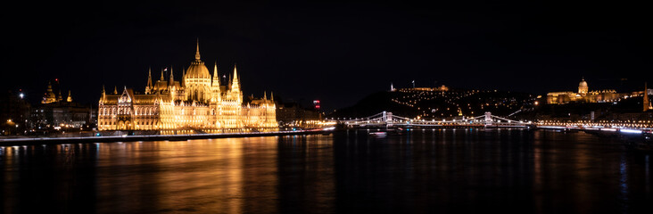 The city of Budapest in panorama