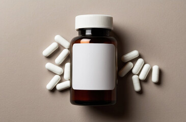 Capsules, Bottle, Pill, Medicine Image