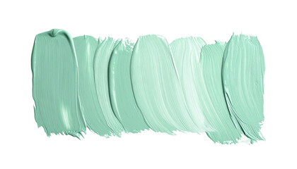 Teal brush strokes with a textured look on black