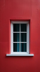 Fototapeta premium old window on a wall