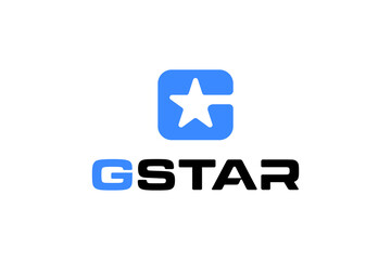 G Star Logo . Review Rating and Quality Feedback Symbol
